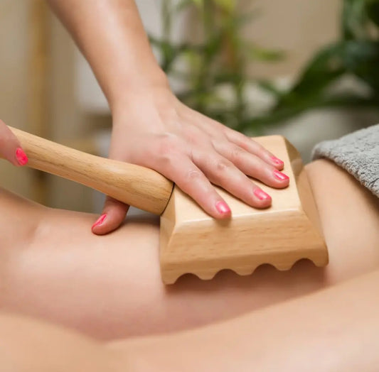 PowerKube – Træmassagehammer til maderoterapi